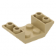 LEGO tetőelem fordított 45°-os 4×2 dupla, sárgásbarna (4871)